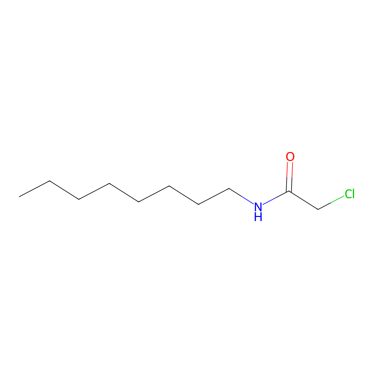 2-Chloro-N-octylacetamide molecular structure, CAS 20368-12-1
