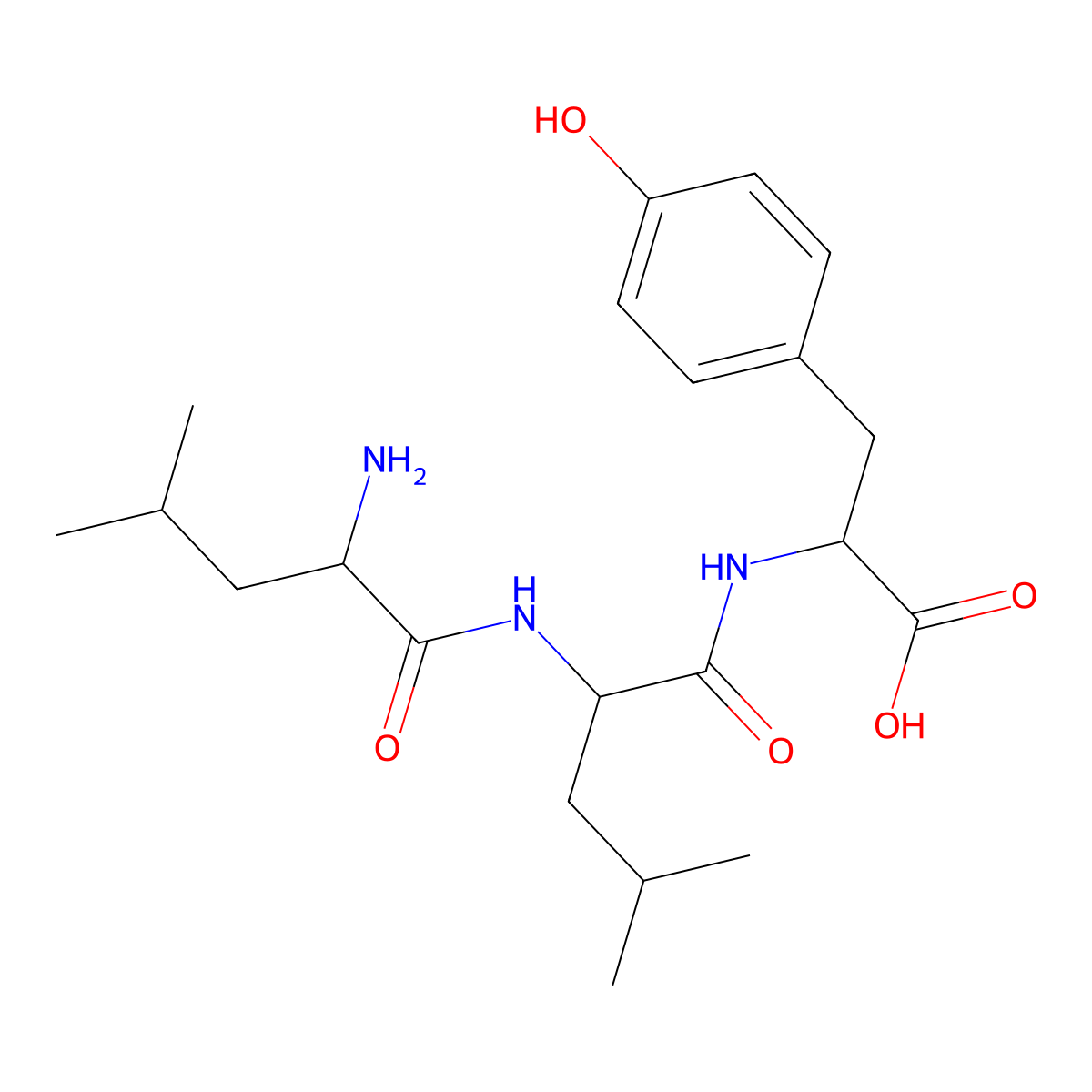 Leucylleucyltyrosine molecular structure, CAS 20368-24-5