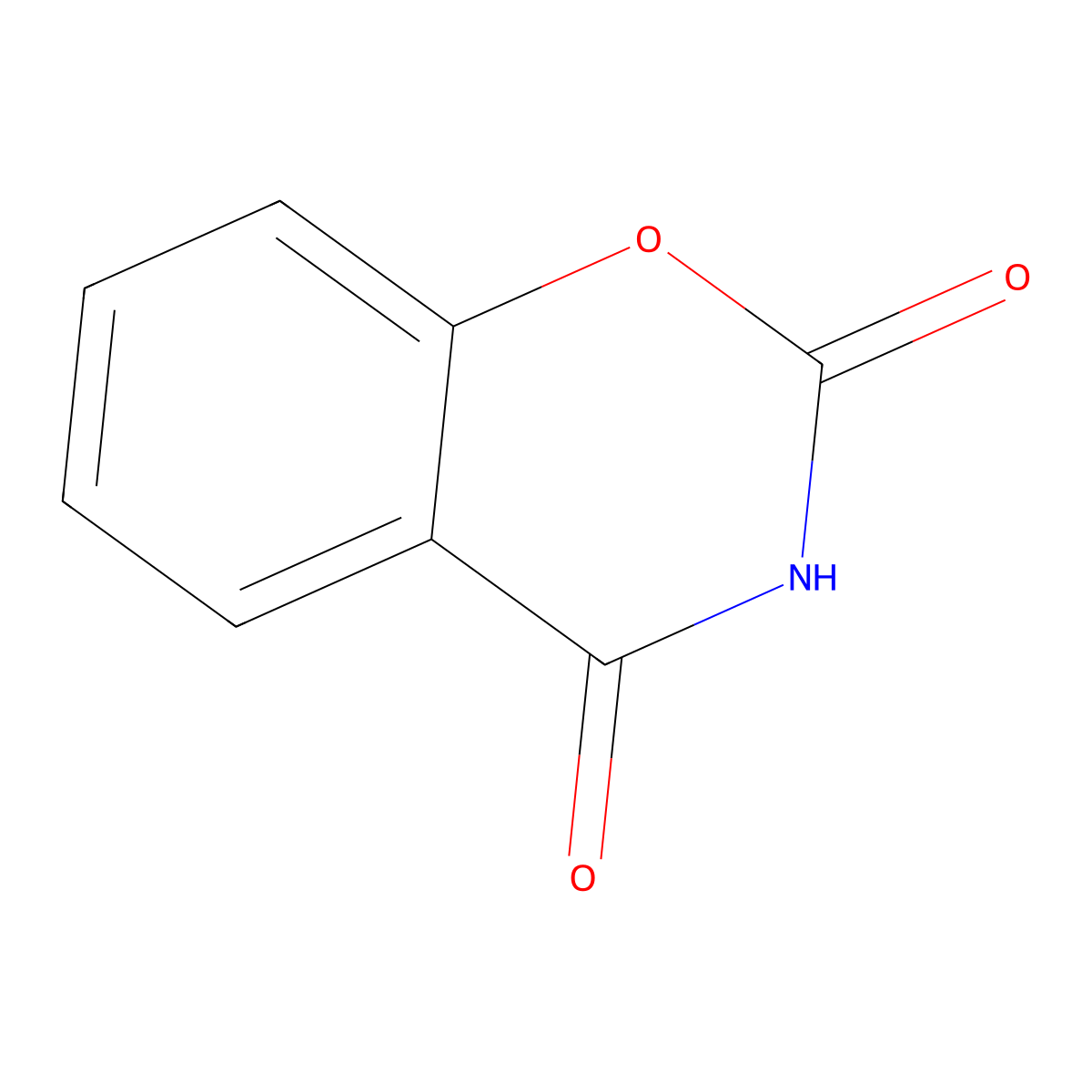 2H-1,3-Benzoxazine-2,4(3H)-dione molecular structure, CAS 2037-95-8