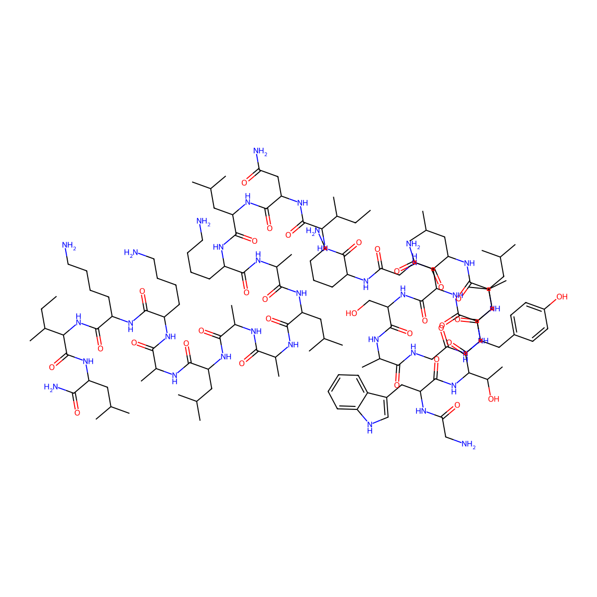 Transportan (trifluoroacetate salt) molecular structure, CAS 203716-10-3