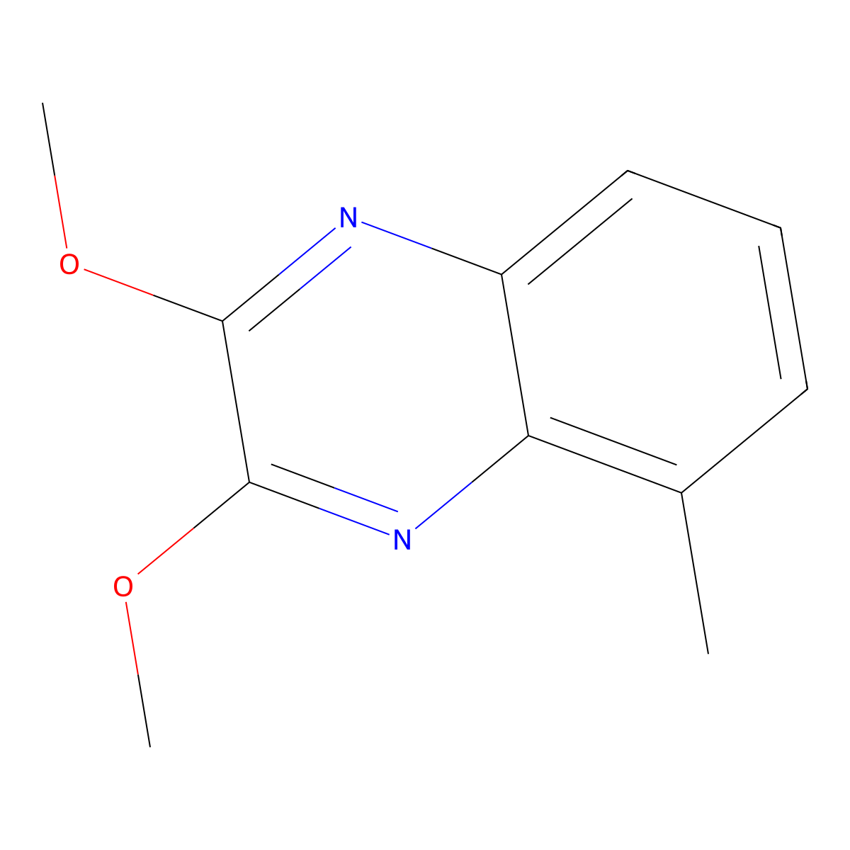 2,3-Dimethoxy-5-methylquinoxaline molecular structure, CAS 203719-98-6