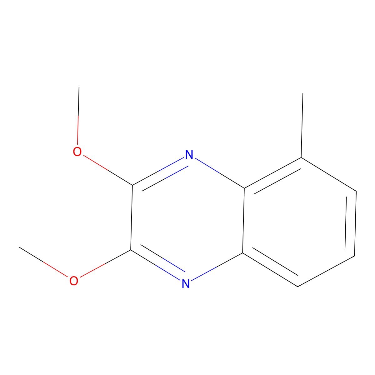 2,3-Dimethoxy-5-methylquinoxaline molecular structure, CAS 203719-98-6