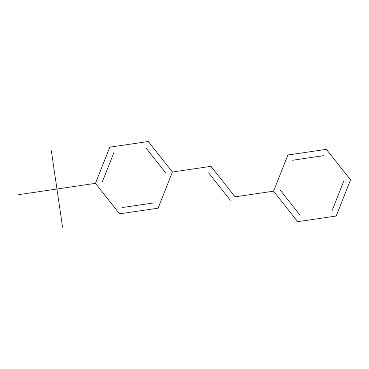 1-Tert-butyl-4-styryl-benzene molecular structure, CAS 20374-76-9