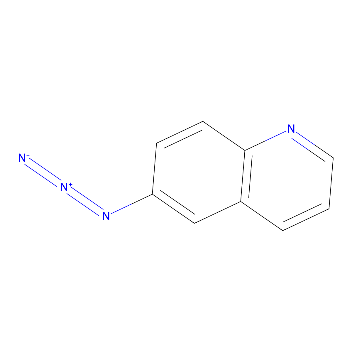 6-Azidoquinoline molecular structure, CAS 20377-02-0