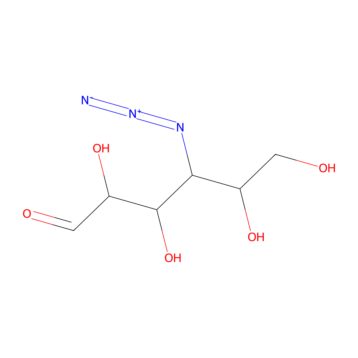 4-Azido-4-deoxyglucose molecular structure, CAS 20379-59-3