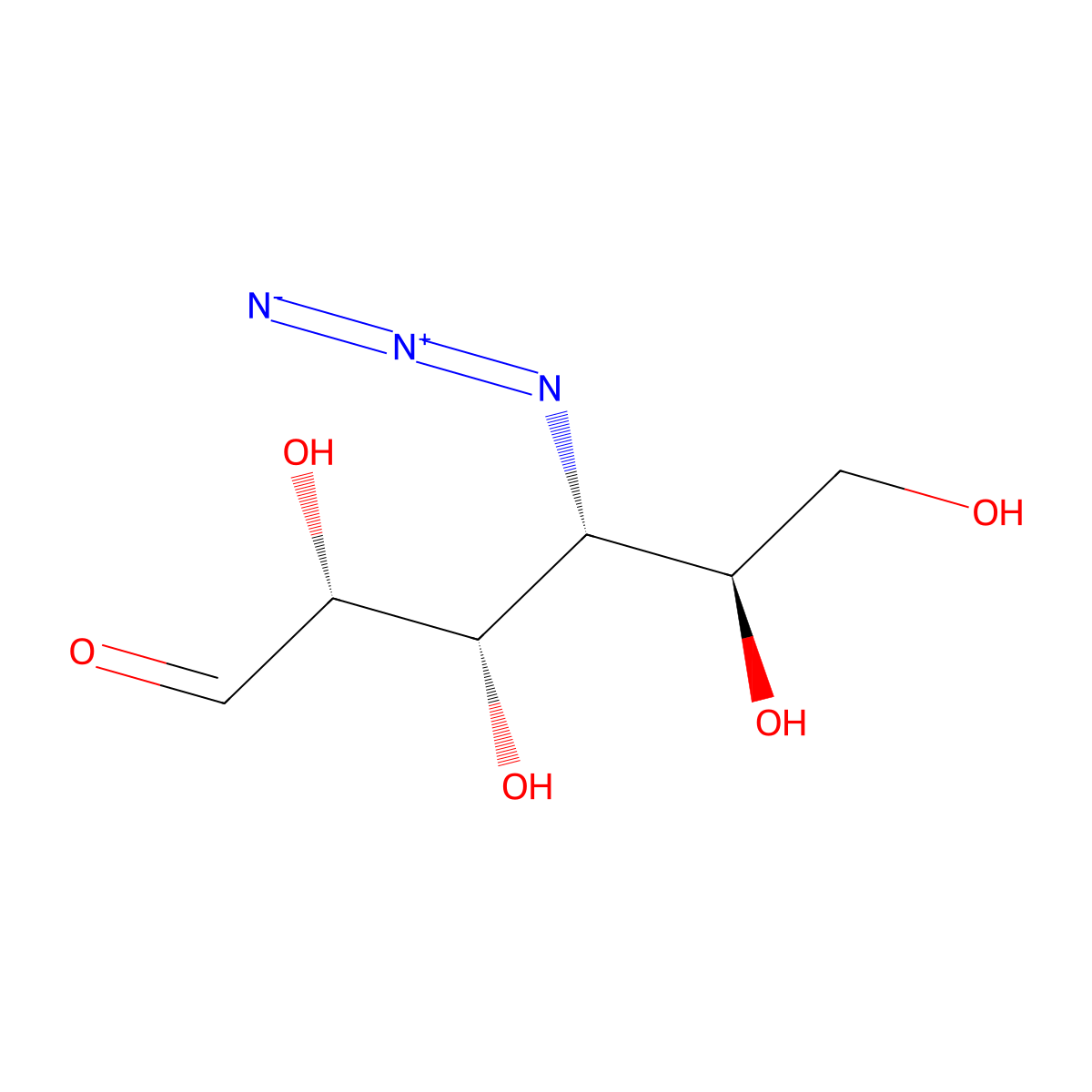 4-Azido-4-deoxyglucose molecular structure, CAS 20379-59-3