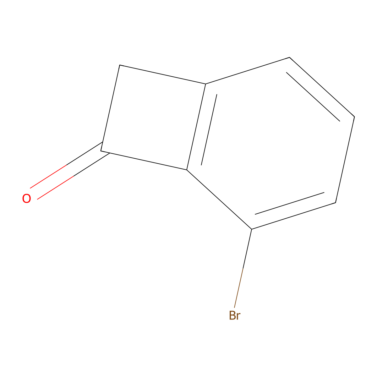 5-Bromobicyclo[4.2.0]octa-1(6),2,4-trien-7-one molecular structure, CAS 203805-65-6