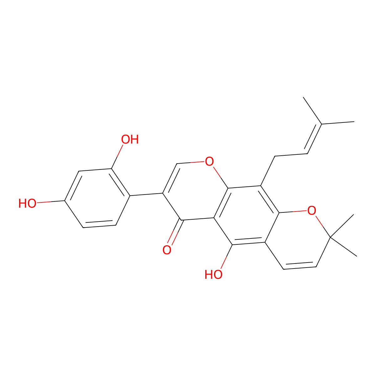 Auriculatin molecular structure, CAS 20387-73-9