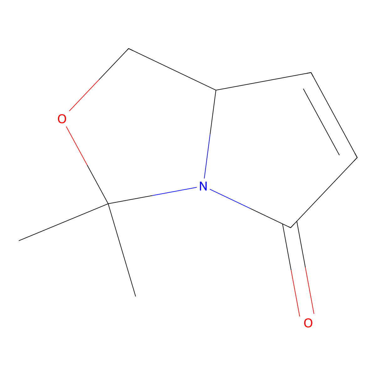 (7aS)-3,3-dimethyl-1H,3H,5H,7aH-pyrrolo[1,2-c][1,3]oxazol-5-one molecular structure, CAS 203871-49-2