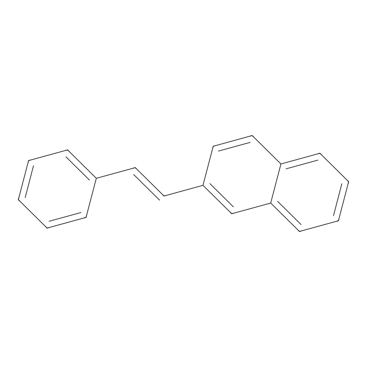 2-Phenyl-1-ss-naphthylethylene molecular structure, CAS 2039-70-5