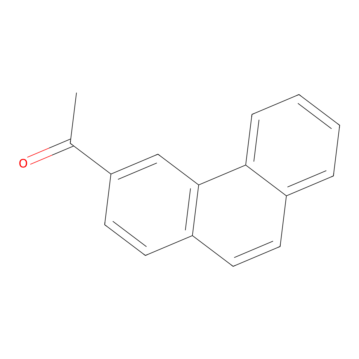 Methyl 3-phenanthryl ketone molecular structure, CAS 2039-76-1
