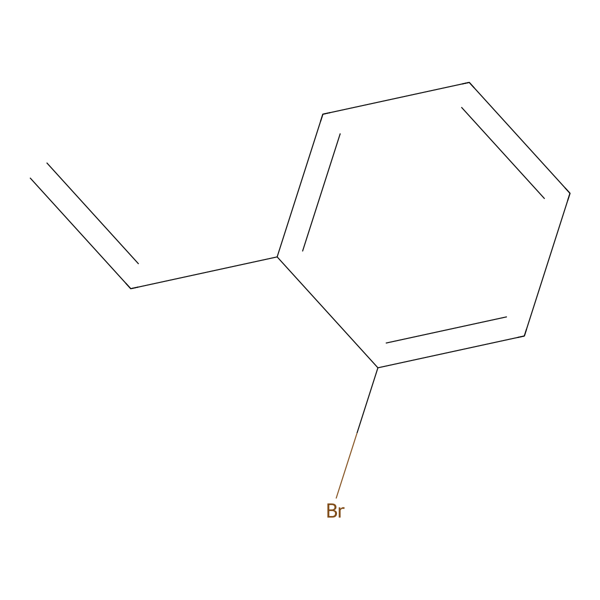 2-Bromostyrene molecular structure, CAS 2039-88-5