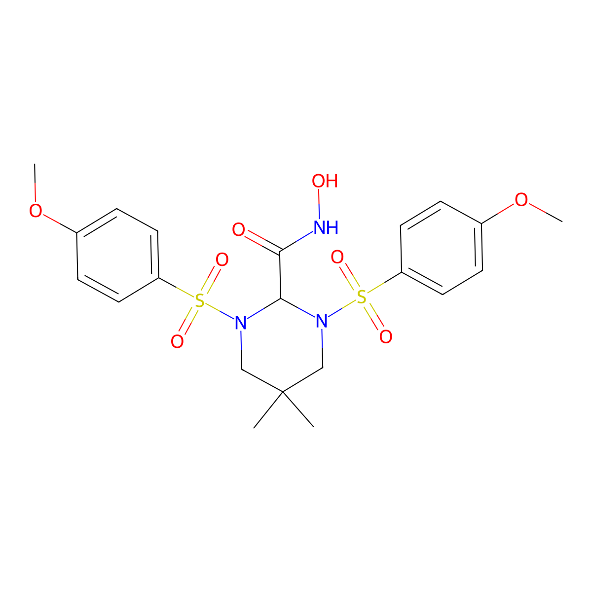 Mmp inhibitor II molecular structure, CAS 203915-59-7