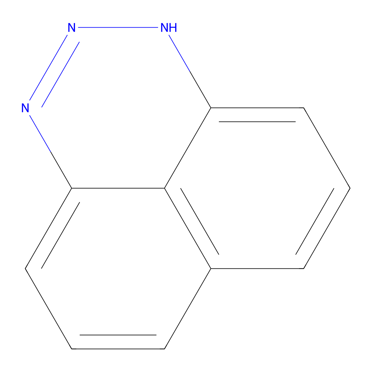 1H-Naphtho[1,8-de][1,2,3]triazine molecular structure, CAS 204-03-5