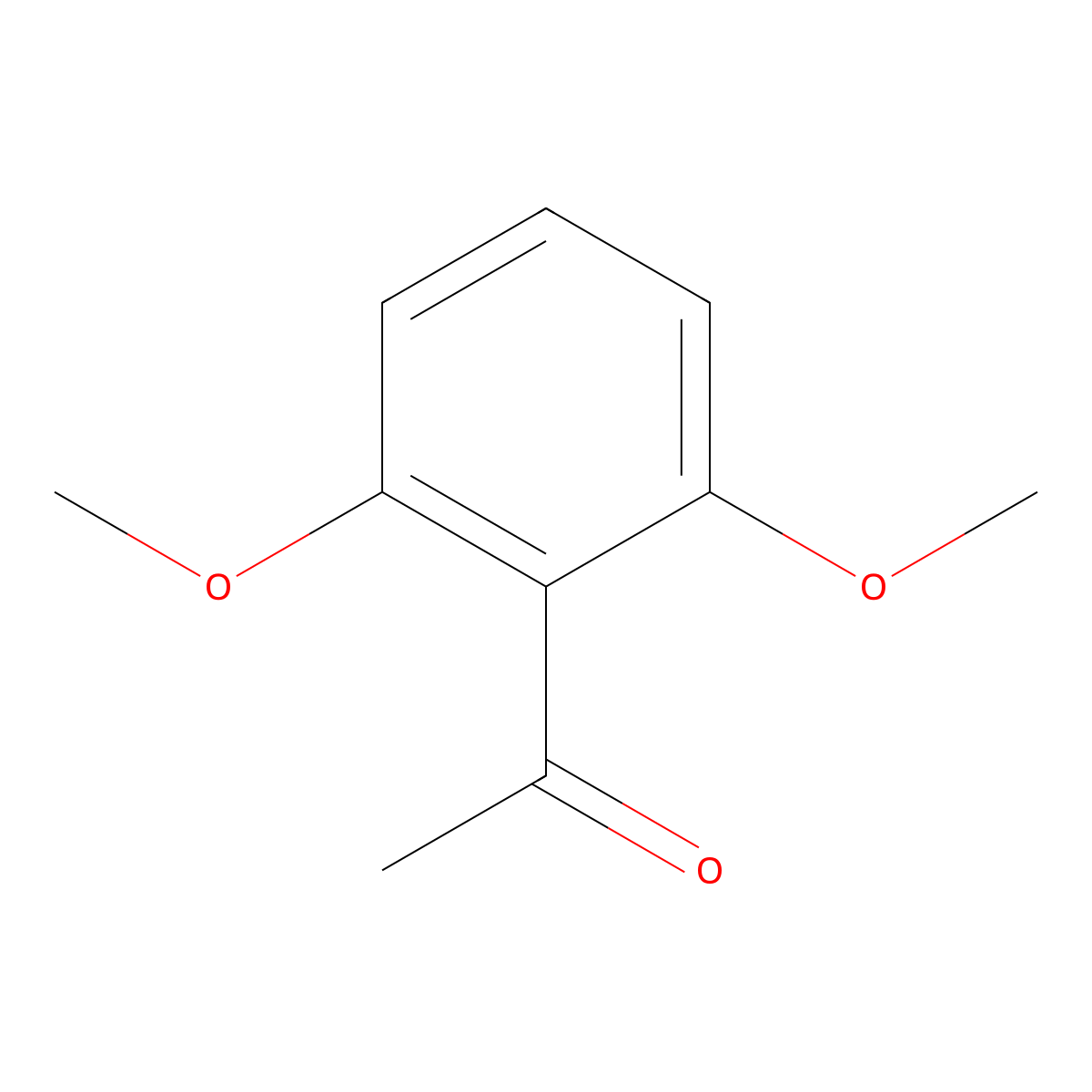 1-(2,6-Dimethoxyphenyl)ethanone molecular structure, CAS 2040-04-2