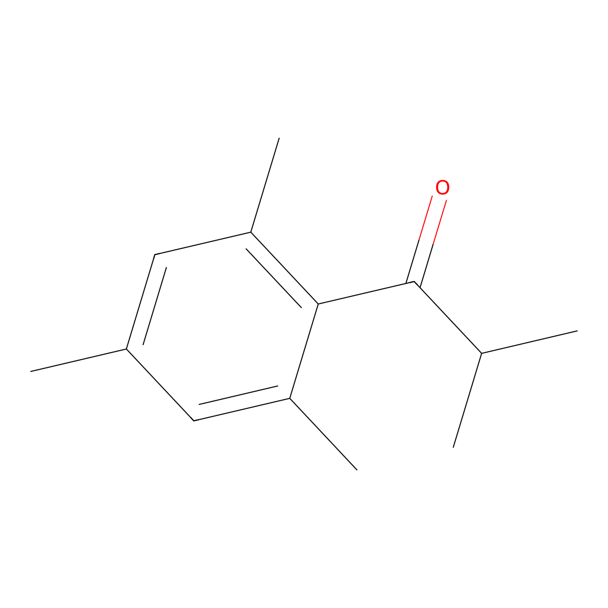 Propiophenone, 2,2',4',6'-tetramethyl- molecular structure, CAS 2040-22-4