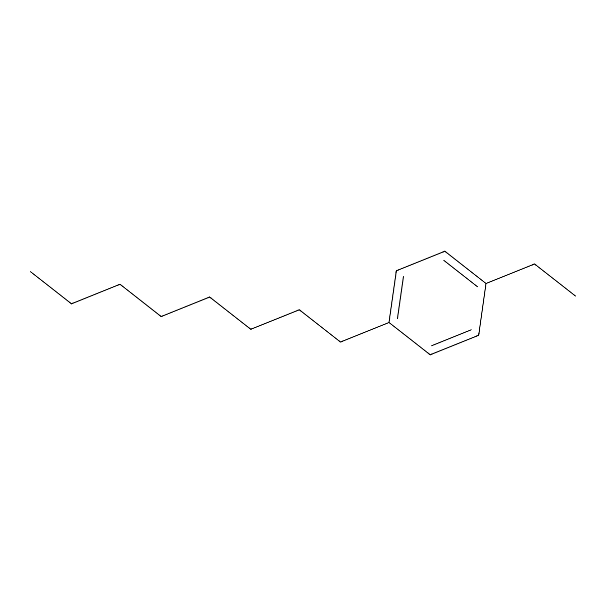 1-Ethyl-4-octylbenzene molecular structure, CAS 204008-22-0