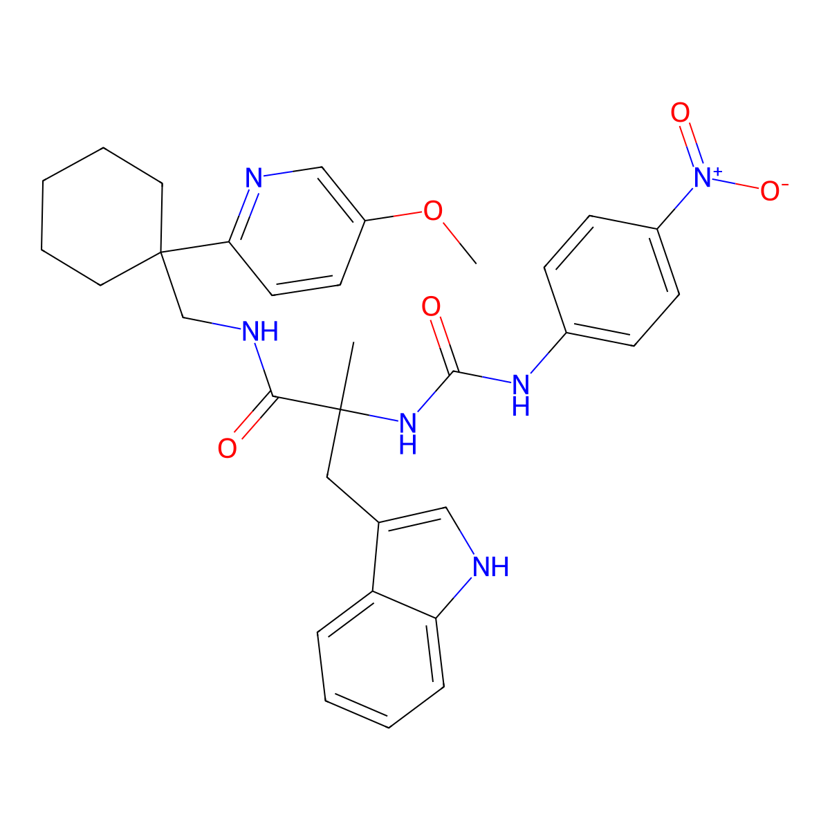 PD 176252 molecular structure, CAS 204067-01-6