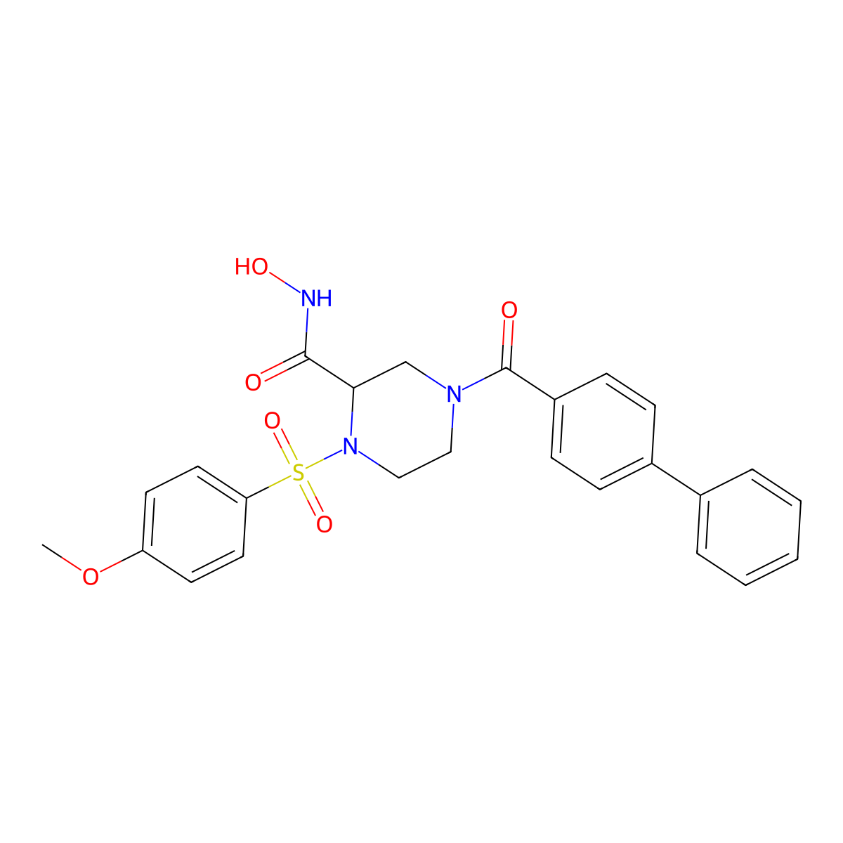 MMP-9/MMP-13 Inhibitor I molecular structure, CAS 204140-01-2
