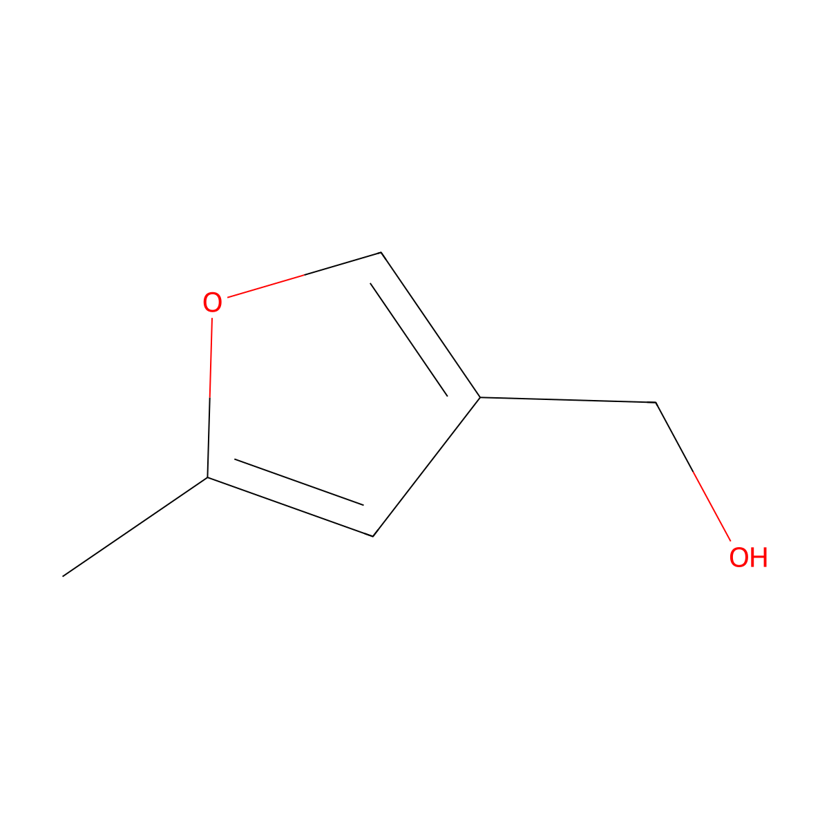 (5-Methylfuran-3-yl)methanol molecular structure, CAS 20416-19-7