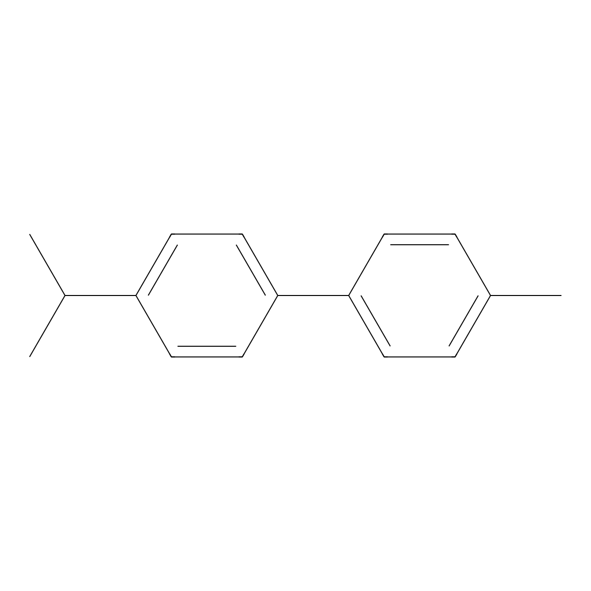 4'-Isopropyl-4-methyl-biphenyl molecular structure, CAS 204199-23-5