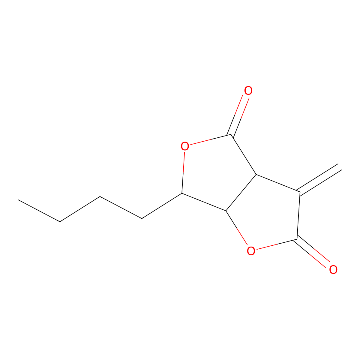 Canadensolide molecular structure, CAS 20421-31-2