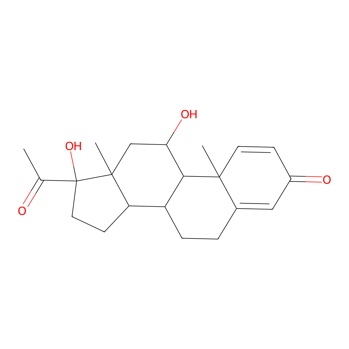 Deprodone molecular structure, CAS 20423-99-8