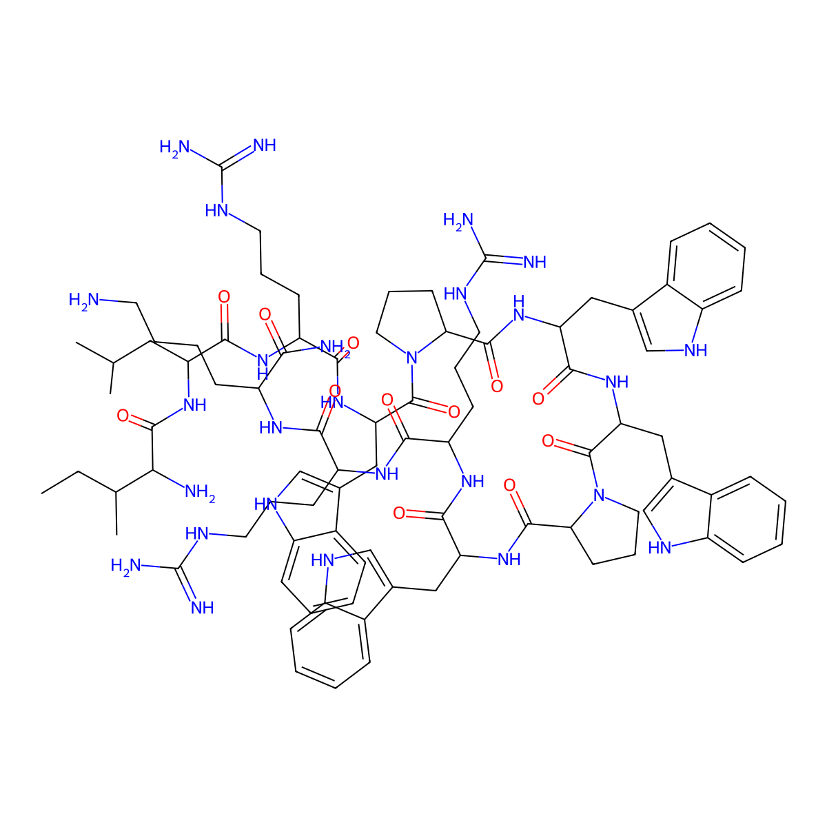 Omiganan molecular structure, CAS 204248-78-2