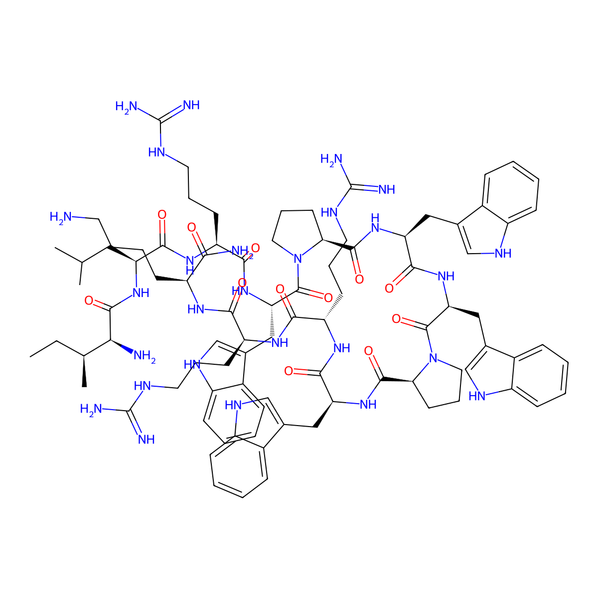 Omiganan molecular structure, CAS 204248-78-2