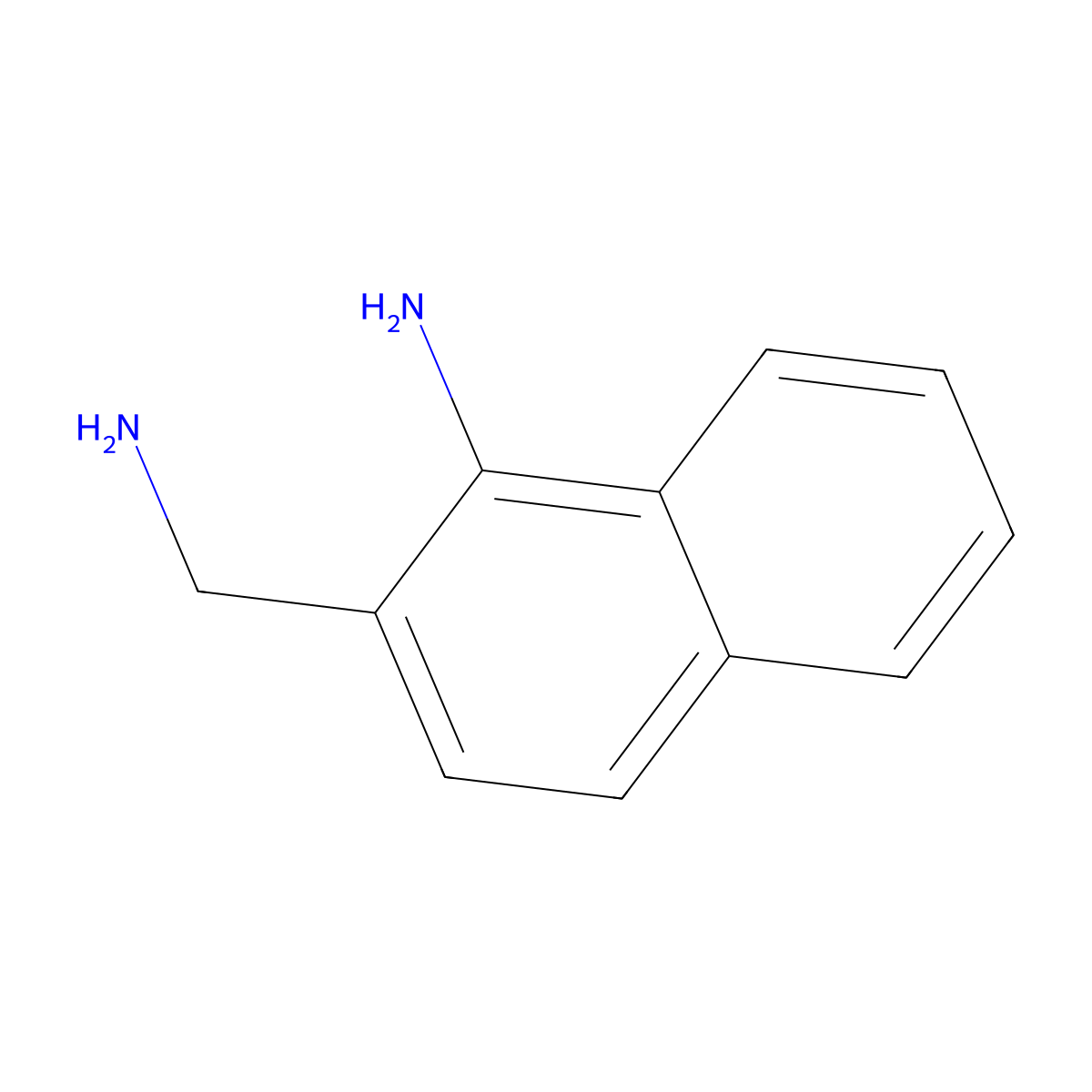 2-(Aminomethyl)naphthalen-1-amine molecular structure, CAS 204253-76-9