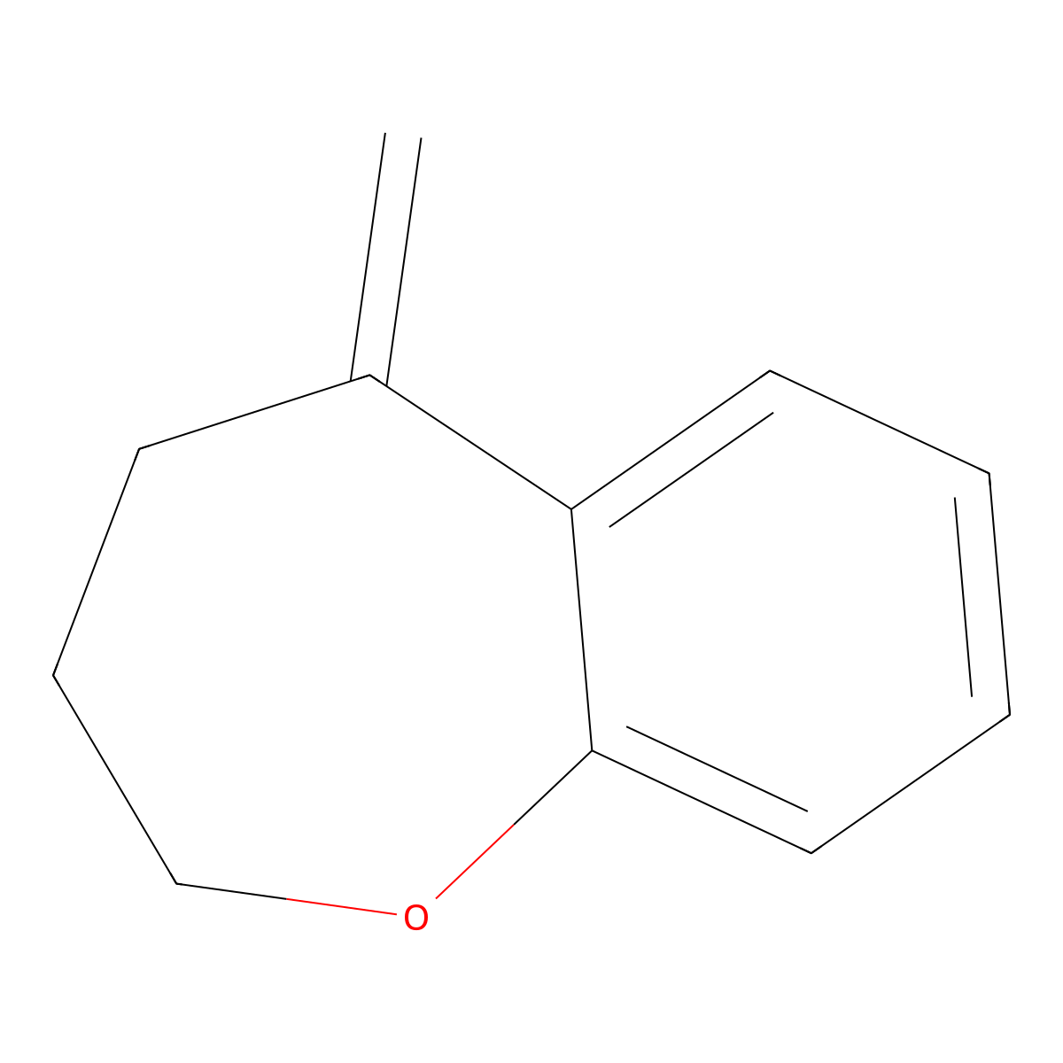 5-Methylene-2,3,4,5-tetrahydrobenzo[b]oxepine molecular structure, CAS 20426-84-0