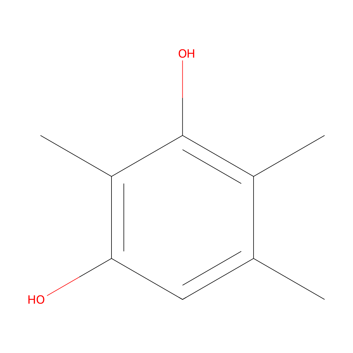 2,4,5-Trimethylbenzene-1,3-Diol molecular structure, CAS 20427-81-0