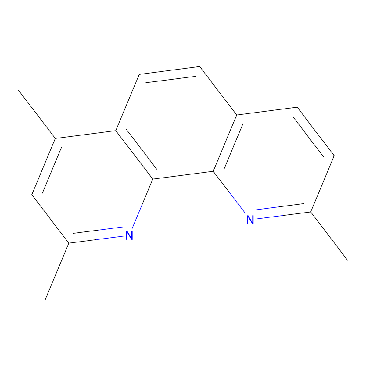 2,4,9-Trimethyl-1,10-phenanthroline molecular structure, CAS 204275-34-3