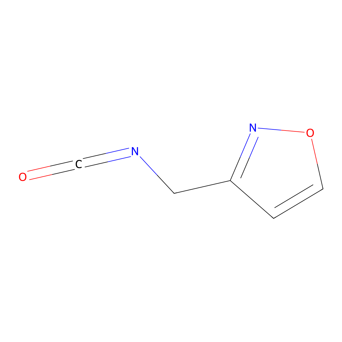 3-(Isocyanatomethyl)-1,2-oxazole molecular structure, CAS 204277-06-5