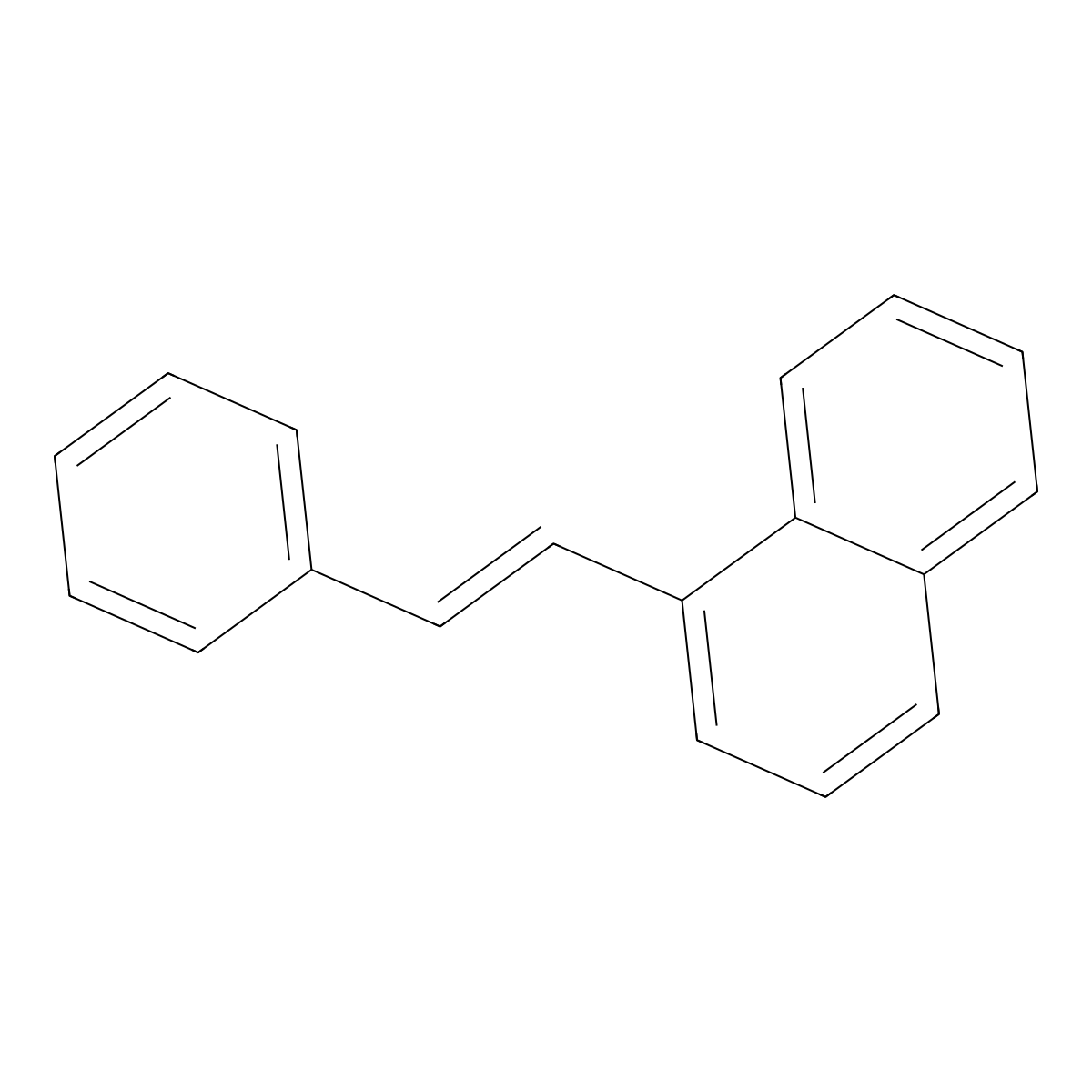 1-Styrylnaphthalene molecular structure, CAS 2043-00-7