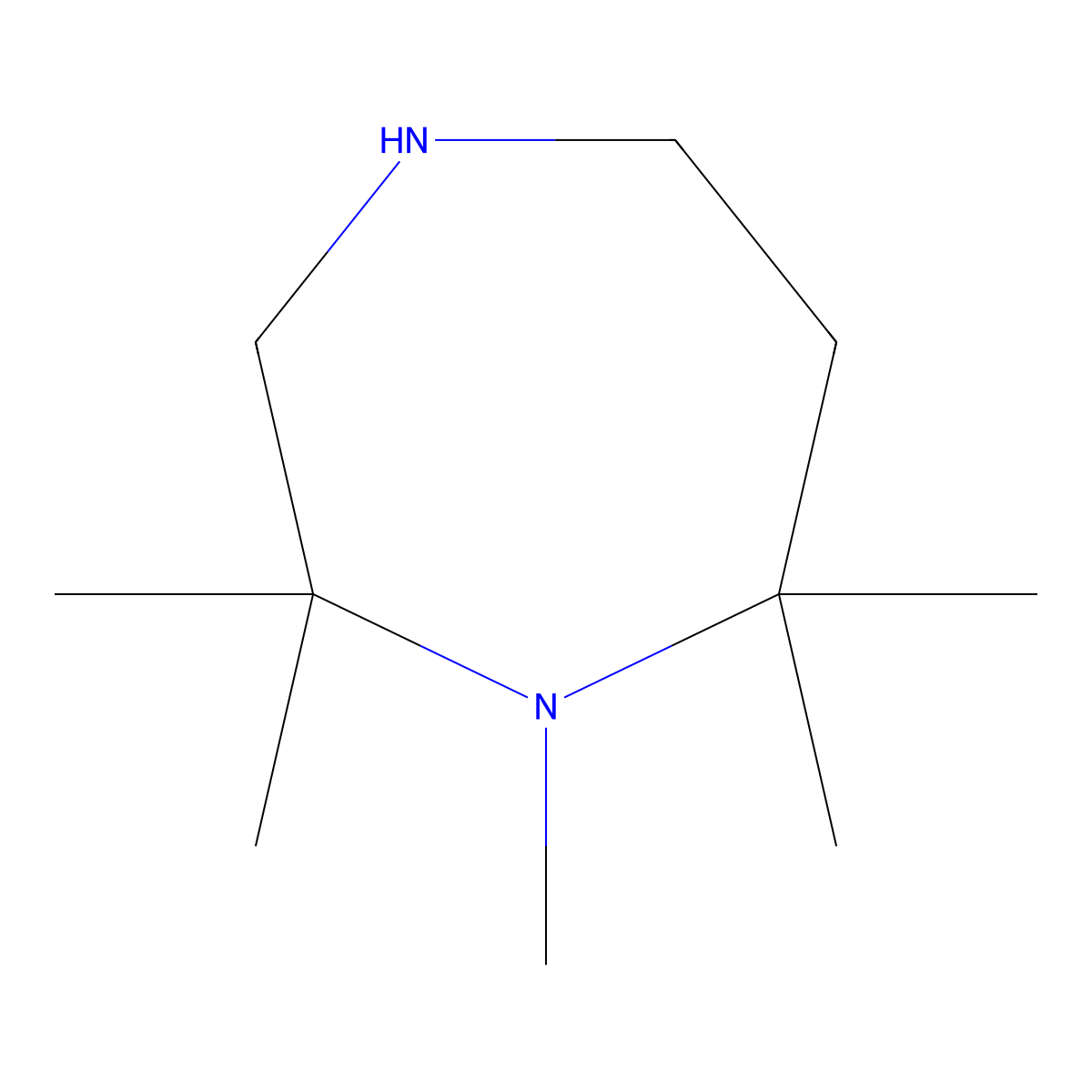 1H-1,4-Diazepine, hexahydro-1,2,2,7,7-pentamethyl- molecular structure, CAS 20430-59-5