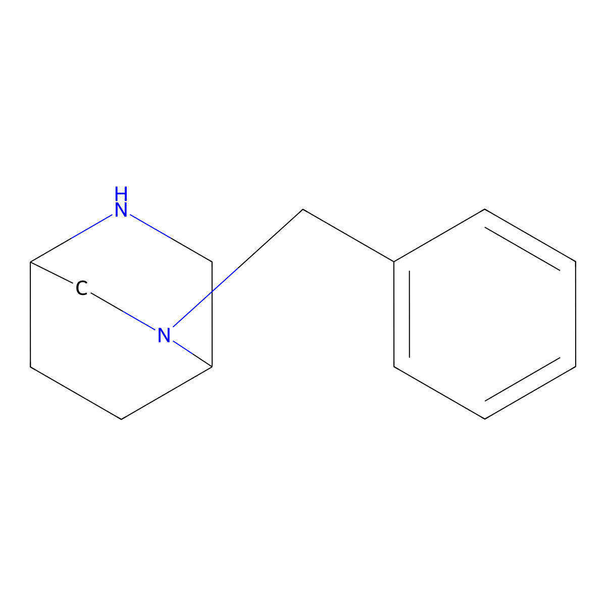 (1S,4S)-2-Benzyl-2,5-diaza-bicyclo[2.2.2]octane molecular structure, CAS 2043068-77-3