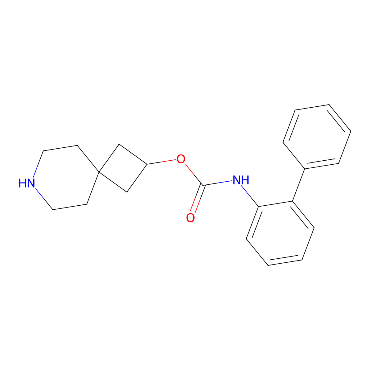 7-Azaspiro[3.5]nonan-2-yl [1,1'-biphenyl]-2-ylcarbamate molecular structure, CAS 2043072-35-9
