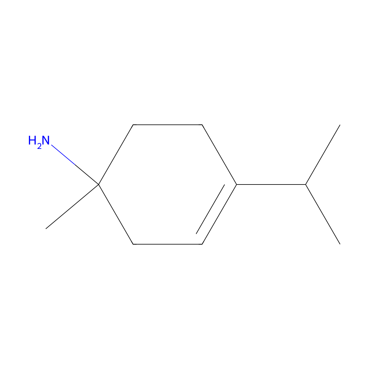 1-Methyl-4-(propan-2-yl)cyclohex-3-en-1-amine molecular structure, CAS 2043357-54-4