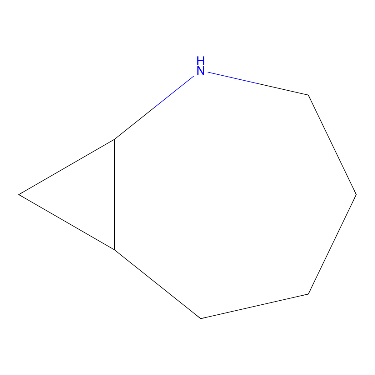 2-Azabicyclo[5.1.0]octane molecular structure, CAS 20437-19-8