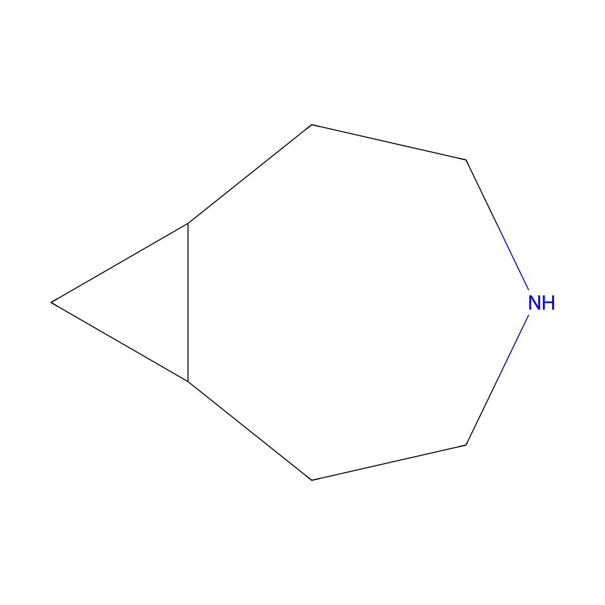 4-Azabicyclo[5.1.0]octane molecular structure, CAS 20437-20-1