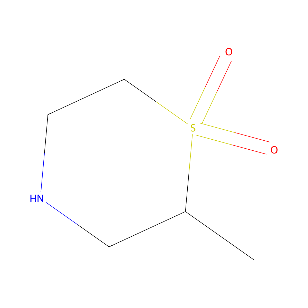 (2R)-2-Methyl-1lambda6-thiomorpholine-1,1-dione molecular structure, CAS 2043769-70-4