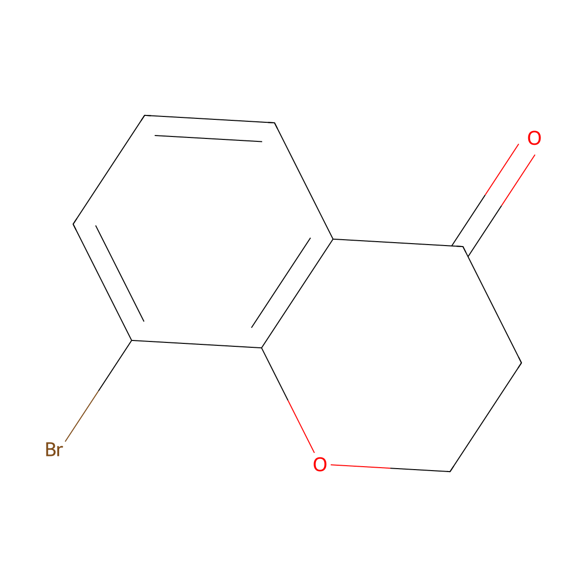 8-Bromochroman-4-one molecular structure, CAS 204377-88-8