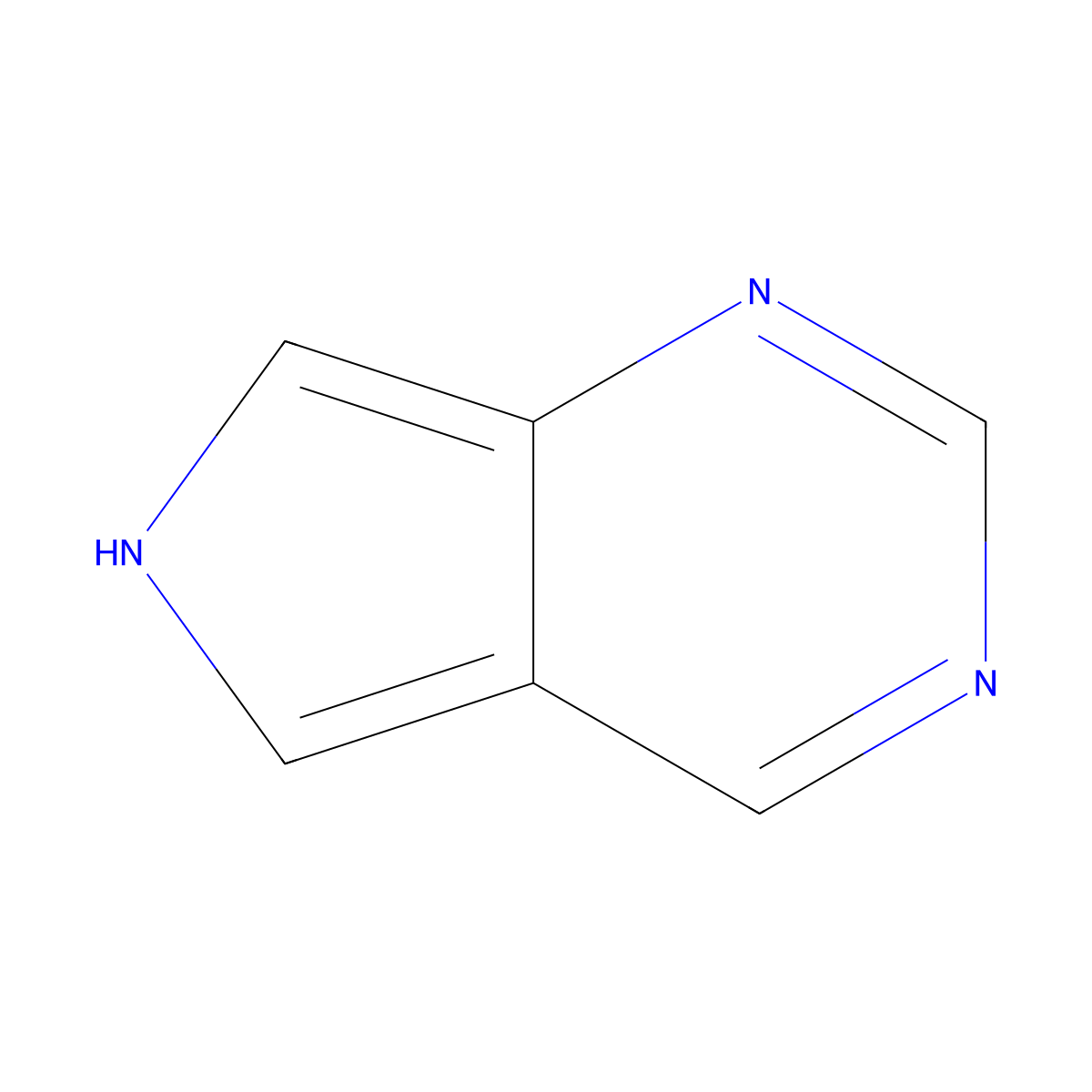 6H-pyrrolo[3,4-d]pyrimidine molecular structure, CAS 20438-17-9