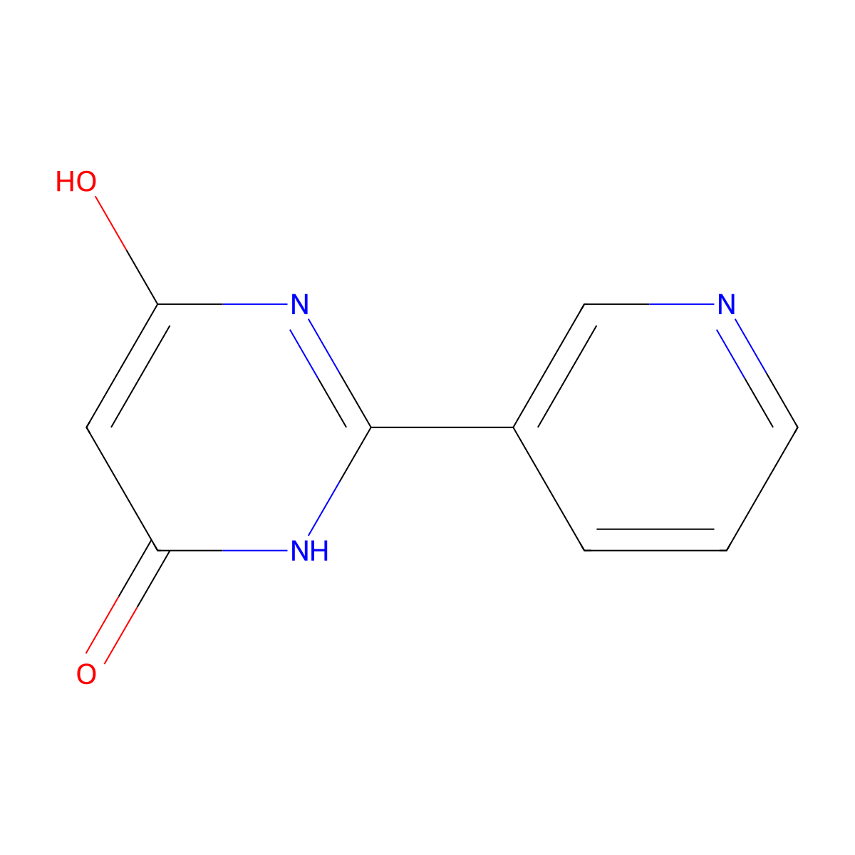 2-(Pyridin-3-yl)pyrimidine-4,6-diol molecular structure, CAS 204394-77-4