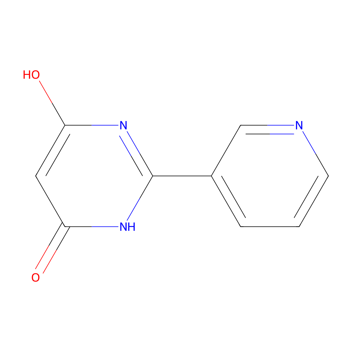 2-(Pyridin-3-yl)pyrimidine-4,6-diol molecular structure, CAS 204394-77-4