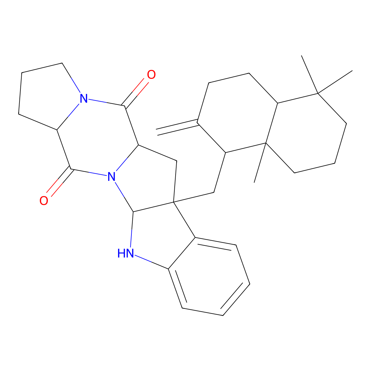 Drimentine C molecular structure, CAS 204398-92-5