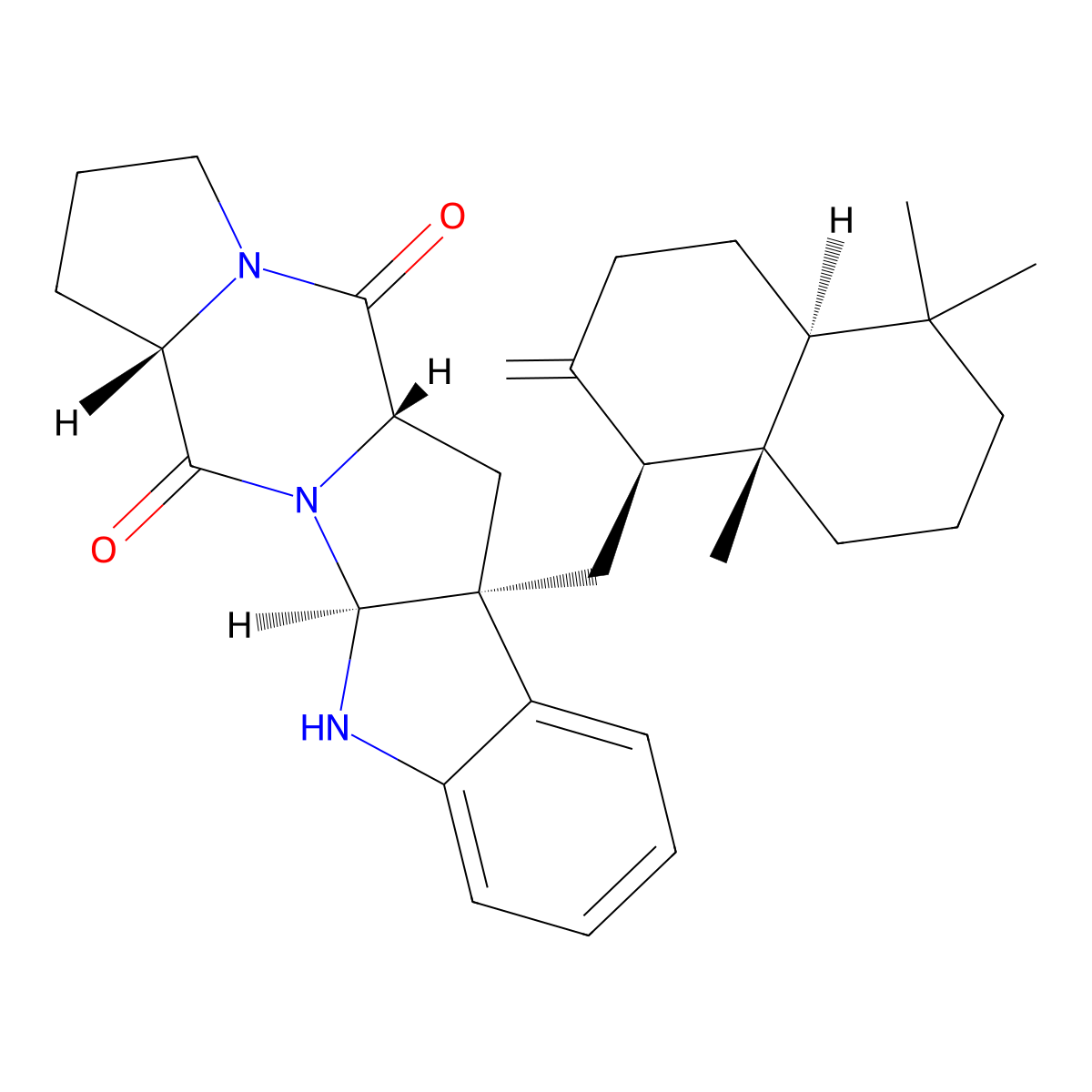 Drimentine C molecular structure, CAS 204398-92-5