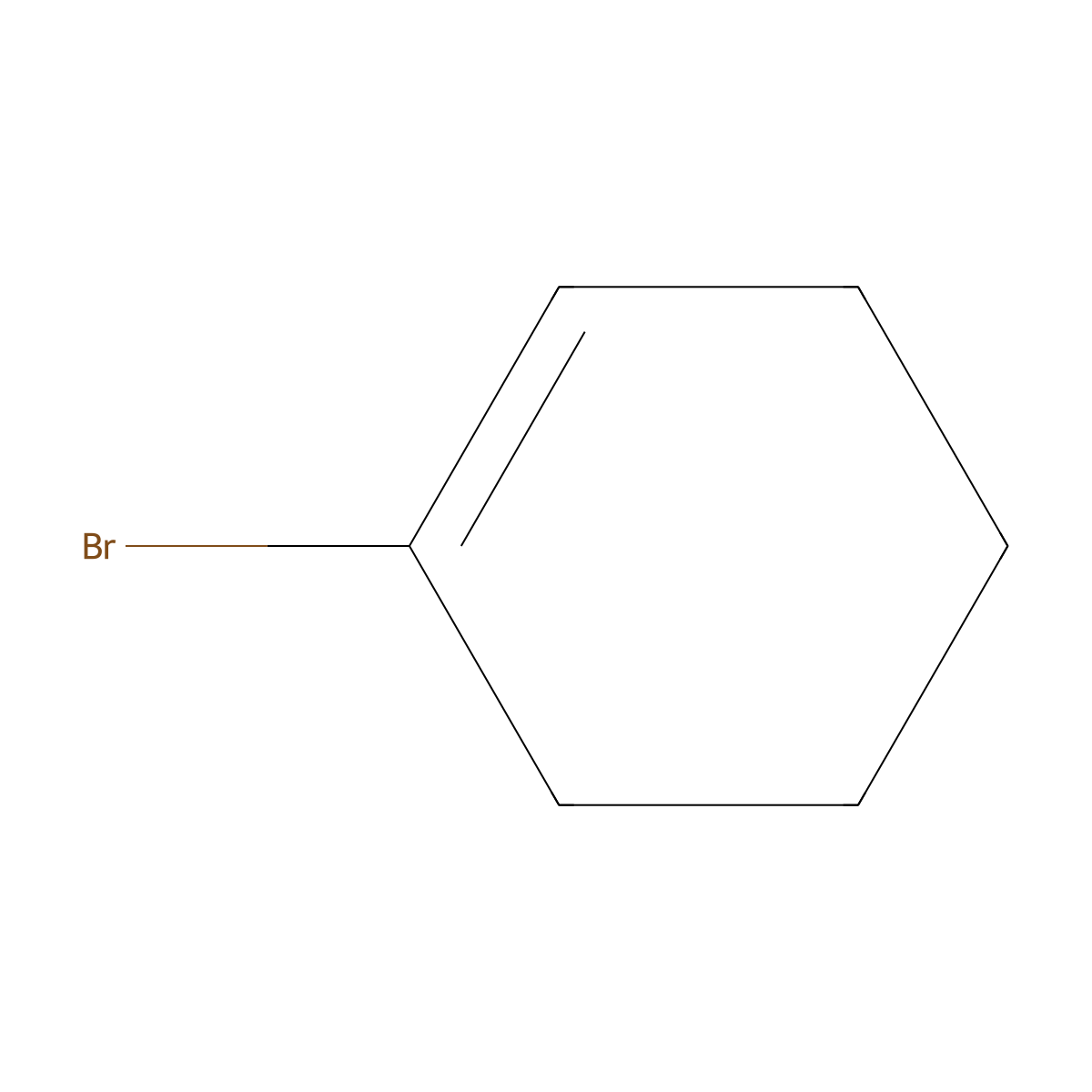 1-Bromocyclohex-1-ene molecular structure, CAS 2044-08-8