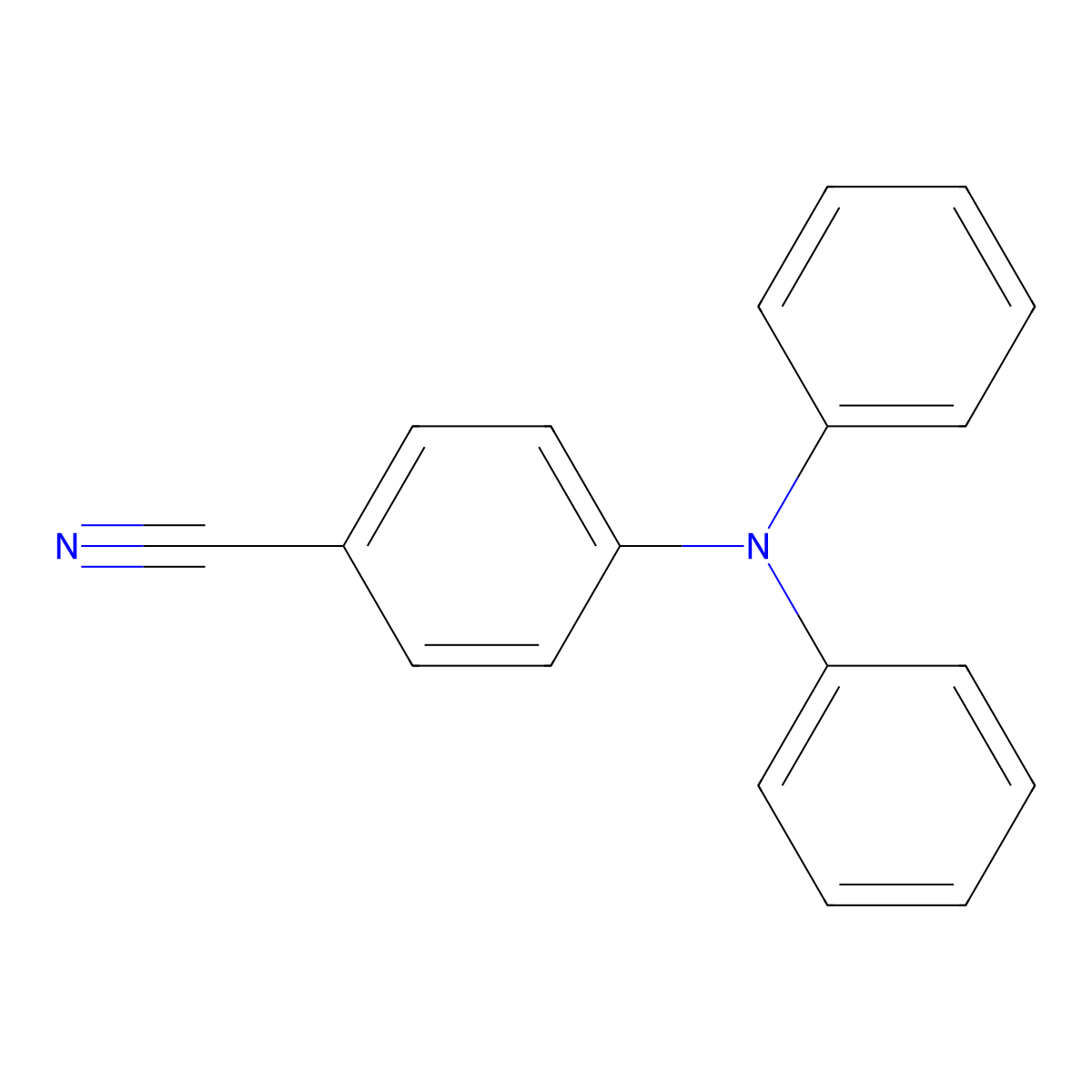 4-(Diphenylamino)benzonitrile molecular structure, CAS 20441-00-3